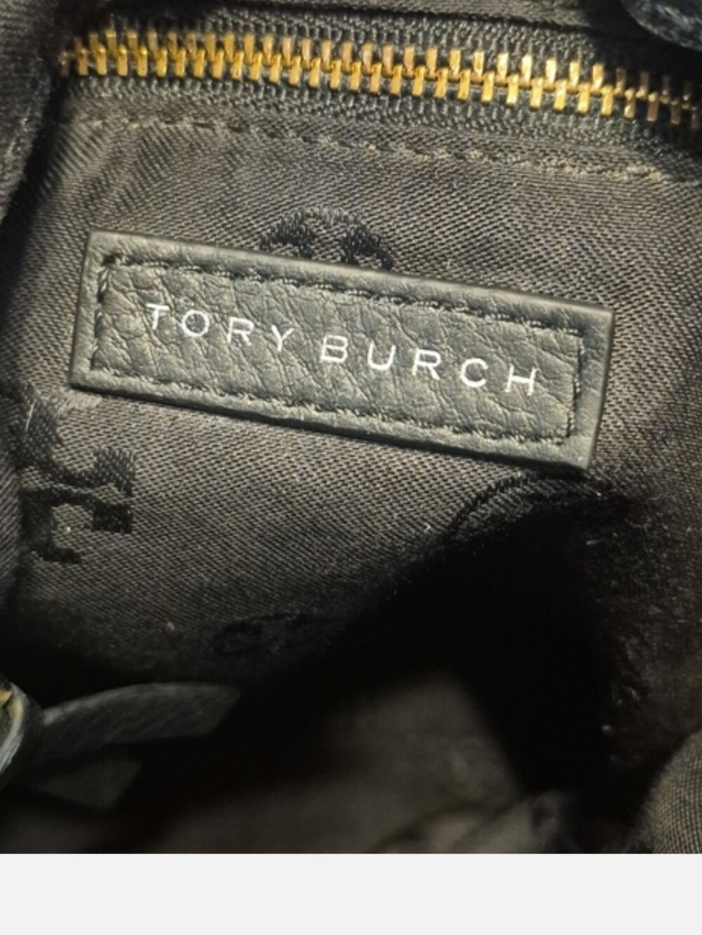 Tory Burch Bryant Black Quilted Leather Chain Shoulder Tote- EUC - Picture 8 of 12